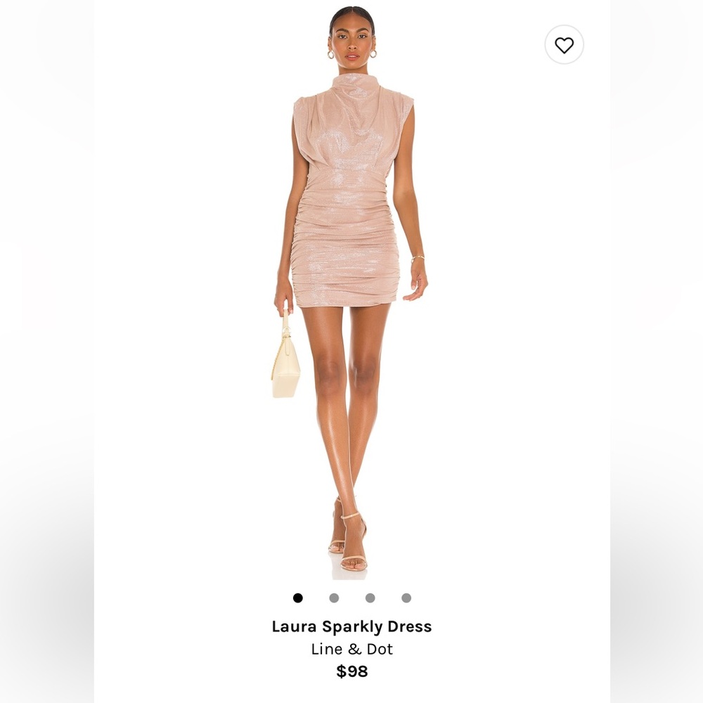 Line & Dot Laura Sparkly dress